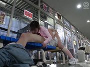 [破解]ABF-334 男だらけのバッティングセンターに七嶋舞、置いてきた。 - 2of5